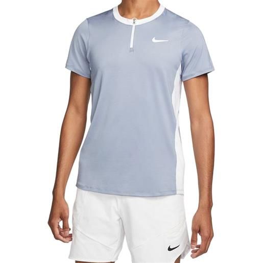 Nike polo da tennis da uomo Nike men's court dri-fit advantage polo - ashen slate/white/white