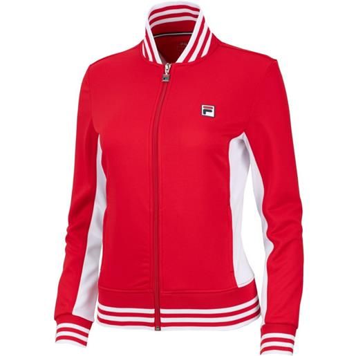 Fila felpa da tennis da donna Fila jacket georgia - fila red/white