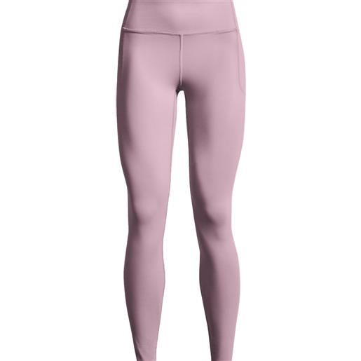 Under Armour leggins Under Armour women's ua meridian leggings - mauve pink/metallic silver