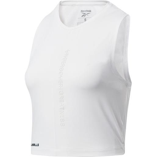Reebok maglietta donna Reebok lm ac style tank - white