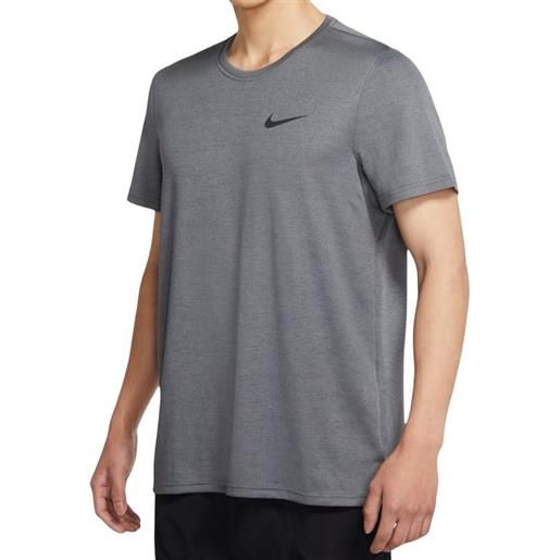 Nike t-shirt da uomo Nike dri-fit superset top ss m - iron grey/black
