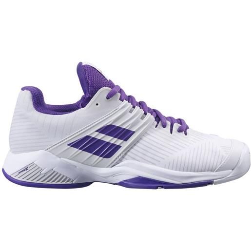 Babolat scarpe da tennis da donna Babolat propulse fury all court women - white/purple