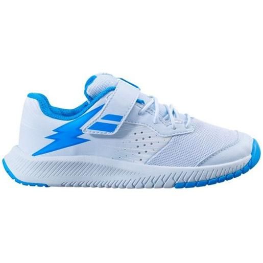 Babolat scarpe da tennis bambini Babolat pulsion all court kid - white/illusion blue
