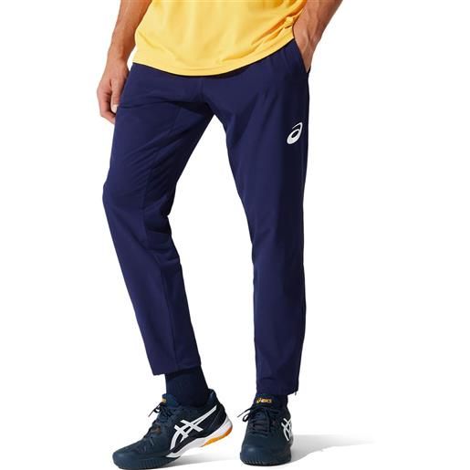 Asics pantaloni da tennis da uomo Asics match m woven pant - peacoat