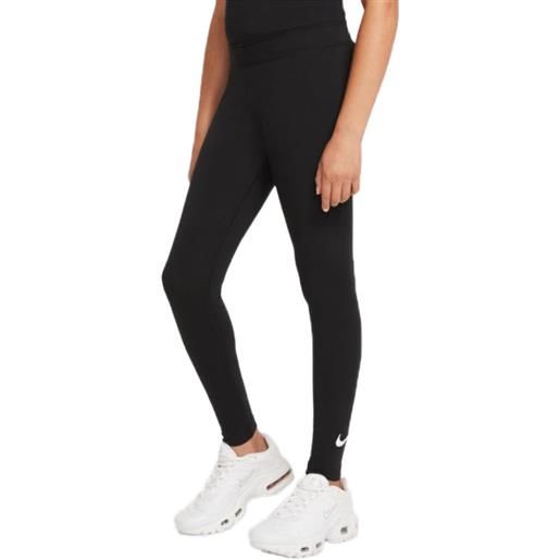 Nike pantaloni per ragazze Nike sportswear favorites swoosh legging g - black/white