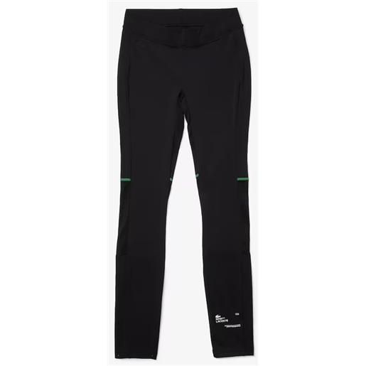 Lacoste pantaloni da tennis da uomo Lacoste men's sport leggings - black/white