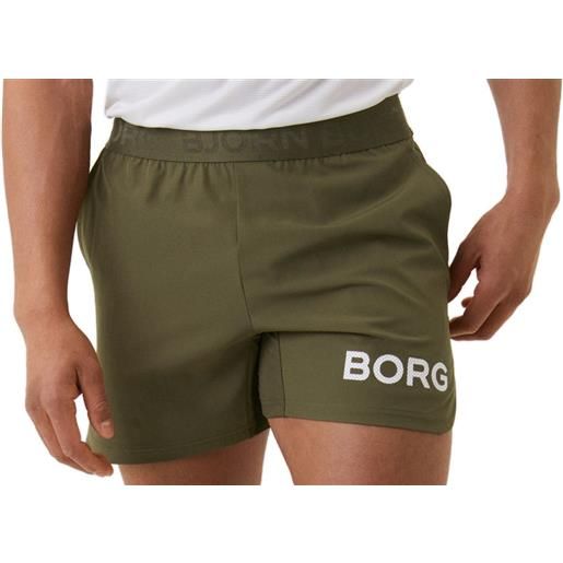 Björn Borg pantaloncini da tennis da uomo Björn Borg short shorts - ivy green