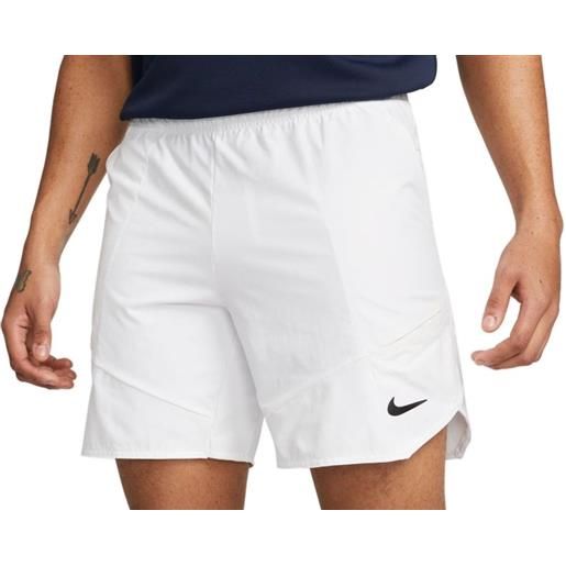 Nike pantaloncini da tennis da uomo Nike dri-fit advantage short 7in m - white/black