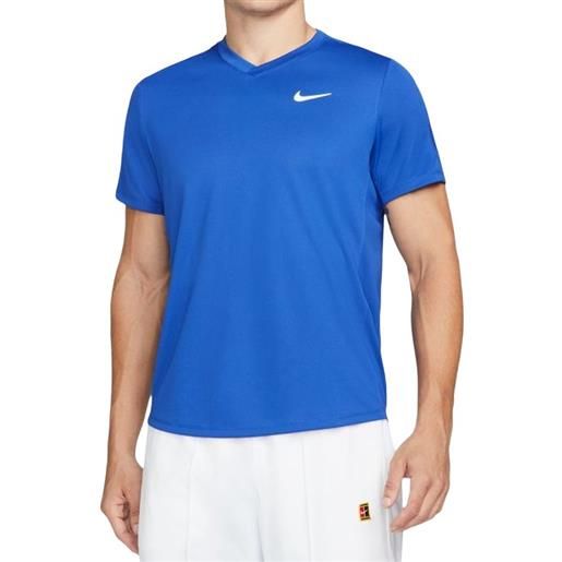 Nike t-shirt da uomo Nike court dri-fit victory - game royal/game royal/white