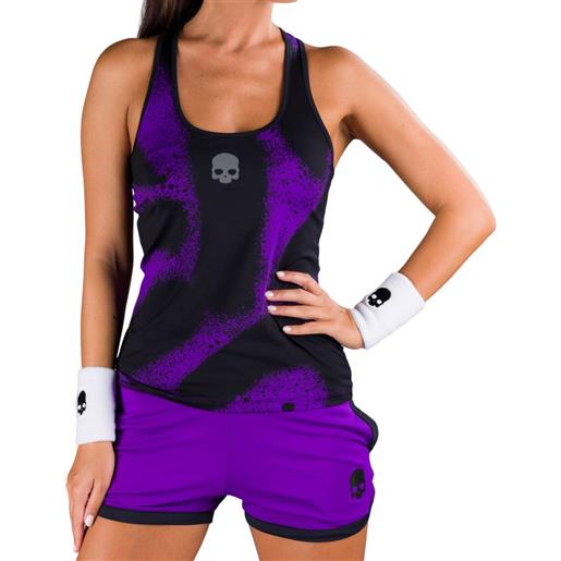 Hydrogen top da tennis da donna Hydrogen spray tank top woman - purple