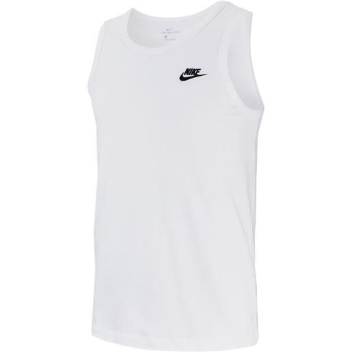 Nike t-shirt da uomo Nike sportswear club tank m - white/black