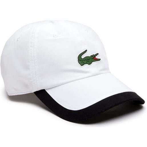 Lacoste berretto da tennis Lacoste sport contrast border lightweight cap - white/black