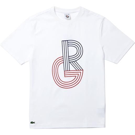 Lacoste t-shirt da uomo Lacoste sport short sleeve t-shirt rg - white