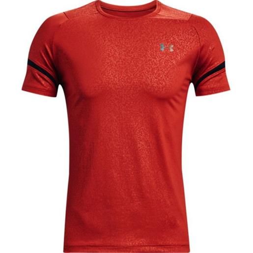 Under Armour t-shirt da uomo Under Armour men's ua rush heat. Gear 2.0 emboss short sleeve - radiant red/black