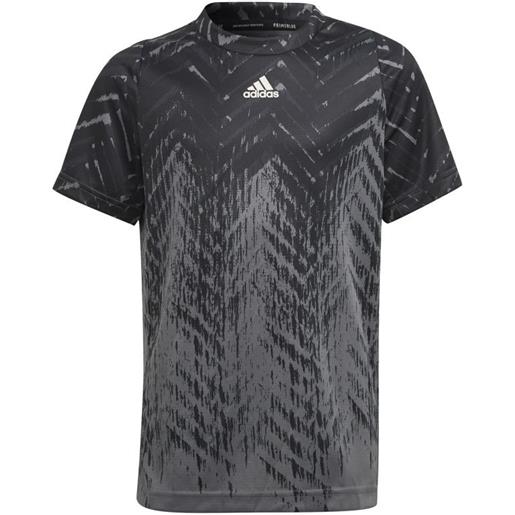 Adidas maglietta per ragazzi Adidas b fl printed t - black