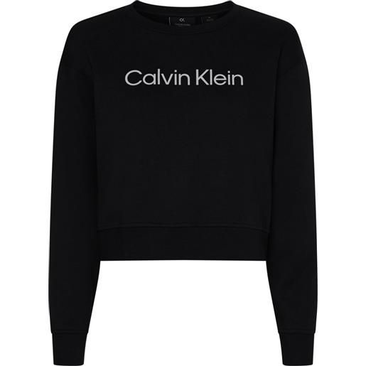 Calvin Klein felpa da tennis da donna Calvin Klein pw pullover - black