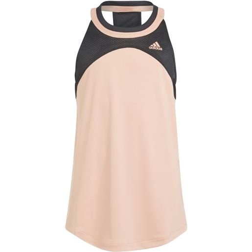 Adidas maglietta per ragazze Adidas club tennis tank top - ambient blush/black