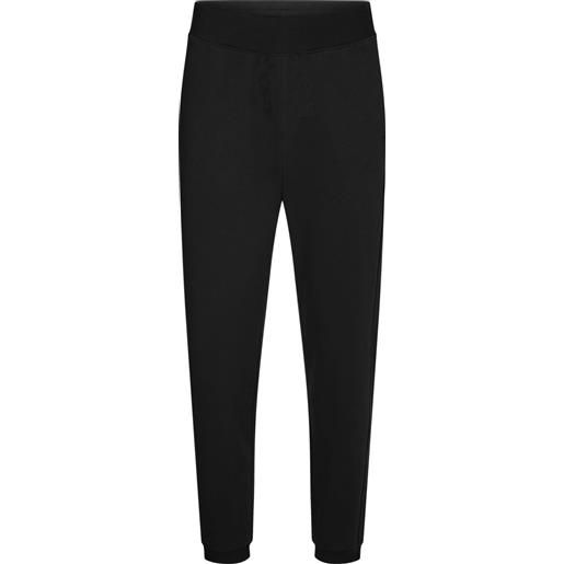 Calvin Klein pantaloni da tennis da donna Calvin Klein pw knit pants - black/moire print trim