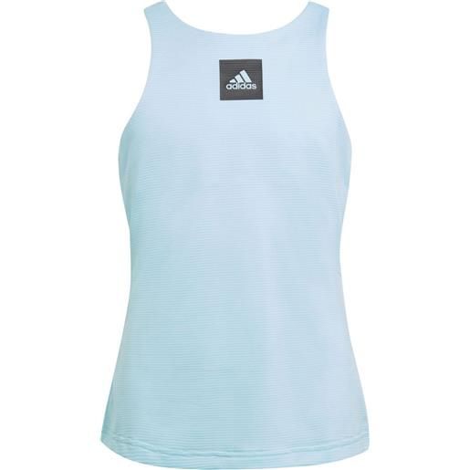 Adidas maglietta per ragazze Adidas g q2 tank heat ready - pulse aqua/black