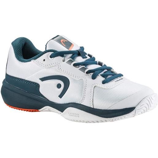 Head scarpe da tennis bambini Head sprint 3.5 junior - white/orange