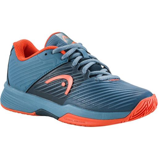 Head scarpe da tennis bambini Head revolt pro 4.0 junior - bluestone/orange