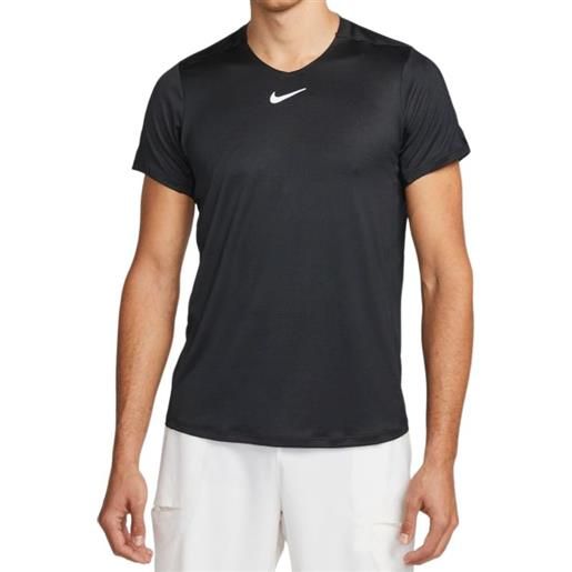 Nike t-shirt da uomo Nike men's dri-fit advantage crew top - black/white