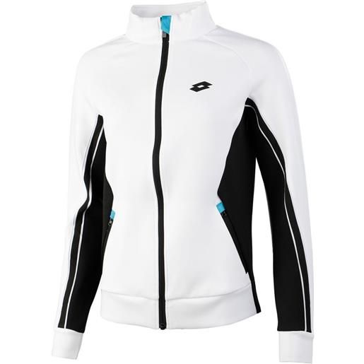 Lotto felpa da tennis da donna Lotto squadra w ii jacket - bright white/all black