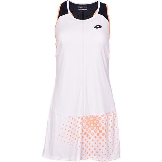 Lotto vestito da tennis da donna Lotto top w iv dress 1 - bright white/orange