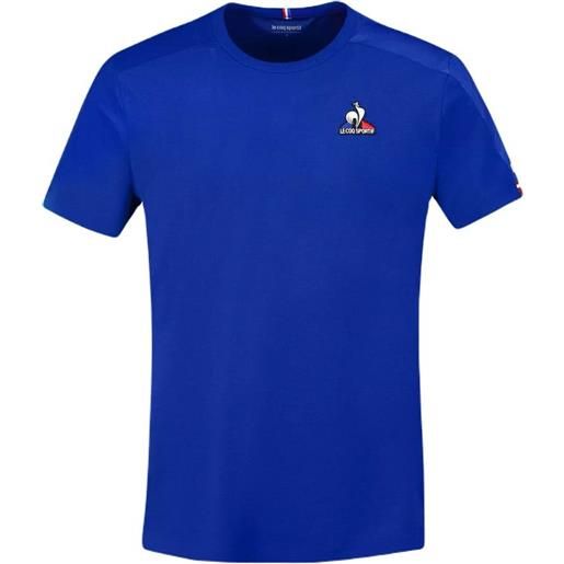 Le Coq Sportif t-shirt da uomo Le Coq Sportif replica tee ss 22 no. 1 m - electro blue