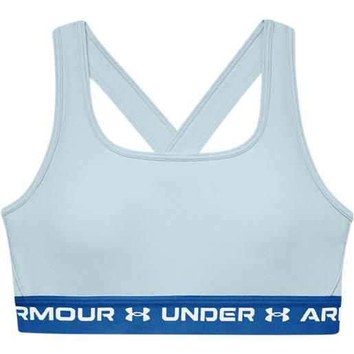 Under Armour reggiseno Under Armour crossback mid bra - breaker blue/victory blue