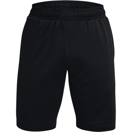 Under Armour pantaloncini da tennis da uomo Under Armour men's armour terry shorts - black/white