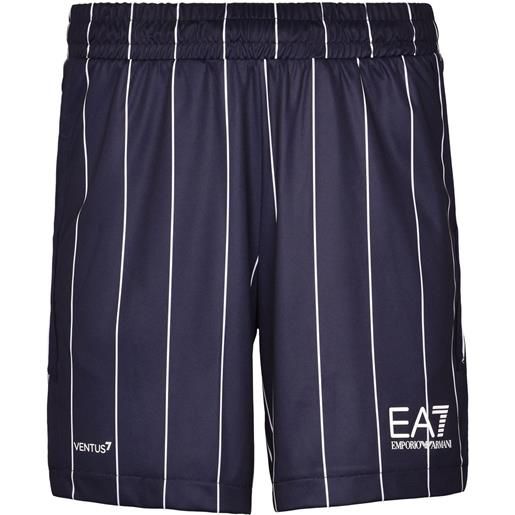 EA7 pantaloncini da tennis da uomo EA7 man jersey shorts - blue/white