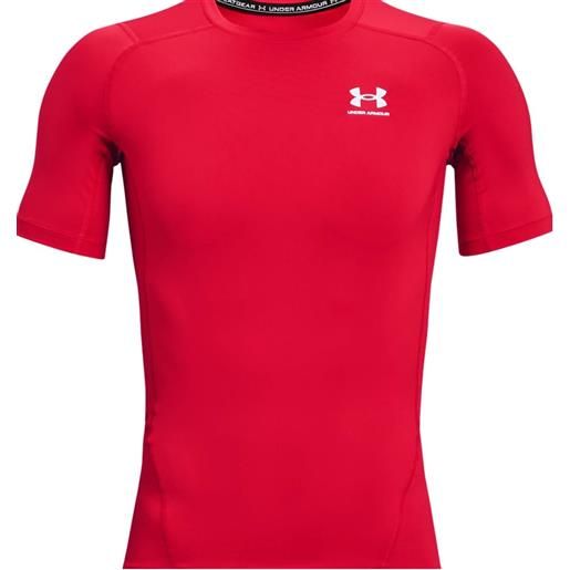 Under Armour t-shirt da uomo Under Armour men's heat. Gear armour short sleeve - red/white