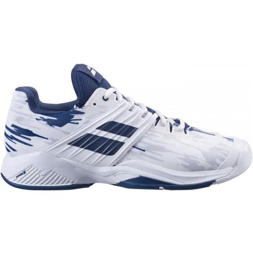 Babolat scarpe da tennis da uomo Babolat propulse fury all court men - white/estate blue