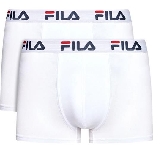 Fila boxer sportivi da uomo Fila man boxer 2p - white