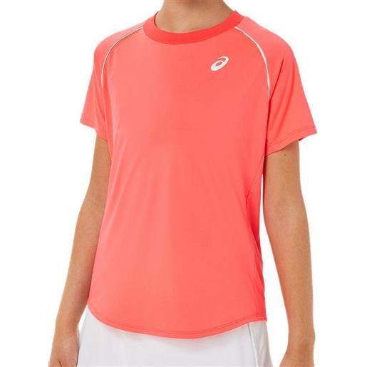 Asics maglietta per ragazze Asics tennis short sleeve top - diva pink