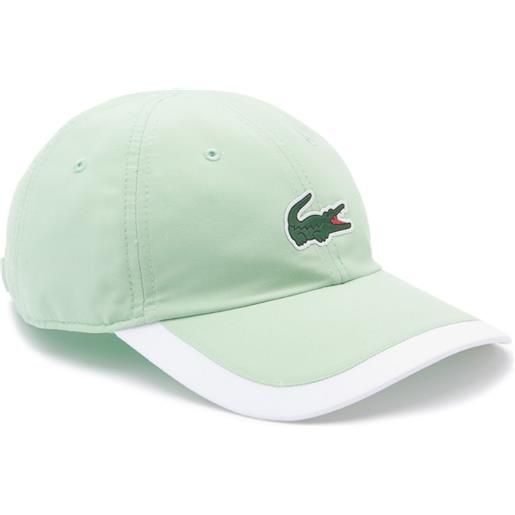 Lacoste berretto da tennis Lacoste sport contrast border lightweight cap - green/white