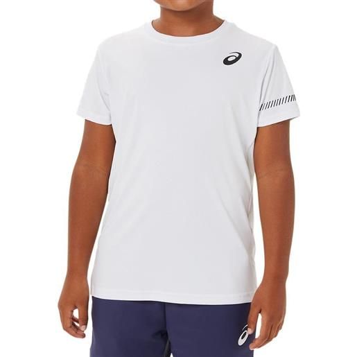 Asics maglietta per ragazzi Asics tennis short sleeve top - brilliant white