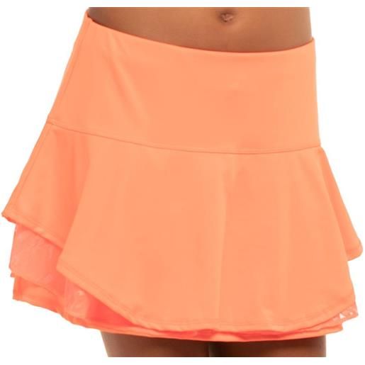 Lucky in Love gonnellina per ragazze Lucky in Love animal instinct multilayer flip skirt - orange glow