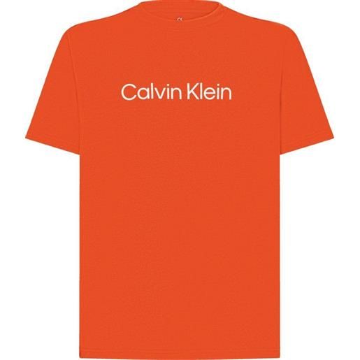Calvin Klein t-shirt da uomo Calvin Klein pw ss t-shirt - cherry tomato
