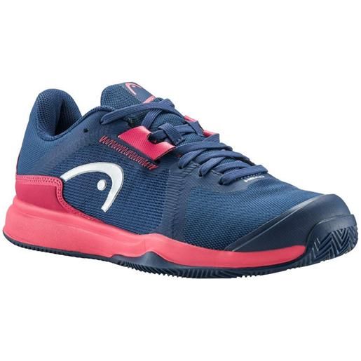 Head scarpe da tennis da donna Head sprint team 3.5 clay - dark blue/azalea