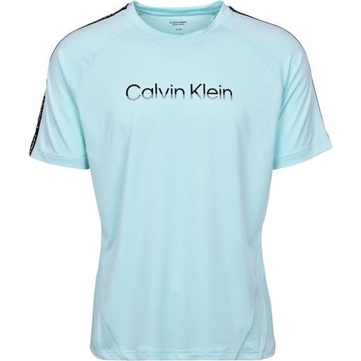 Calvin Klein t-shirt da uomo Calvin Klein wo ss t-shirt - blue tint