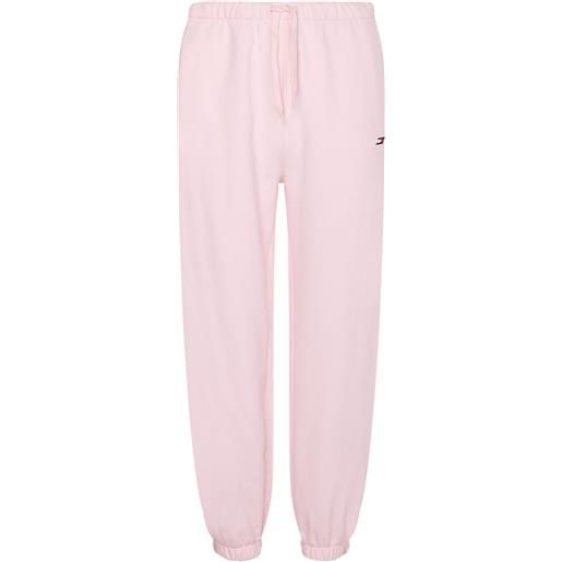 Tommy Hilfiger pantaloni da tennis da donna Tommy Hilfiger relaxed branded sweatpant - pastel pink
