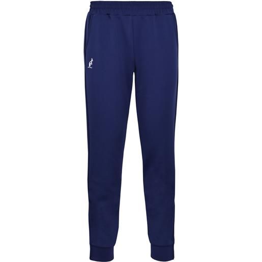 Australian pantaloni da tennis da uomo Australian volee trouser with print - blu cosmo/altro