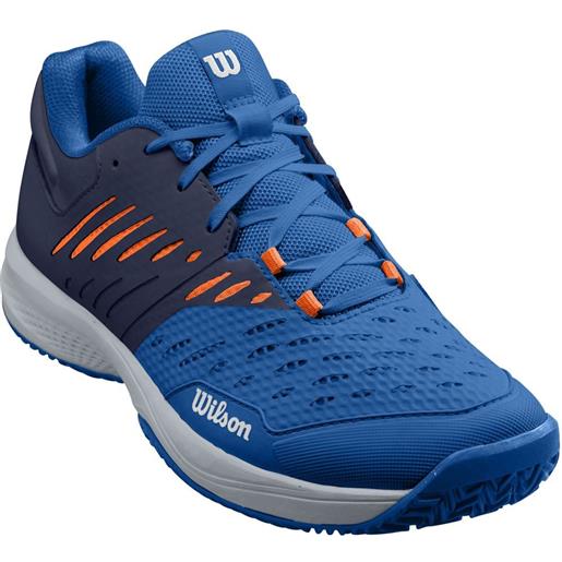 Wilson scarpe da tennis da uomo Wilson kaos comp 3.0 m - classic blue/peacoat/orange tiger
