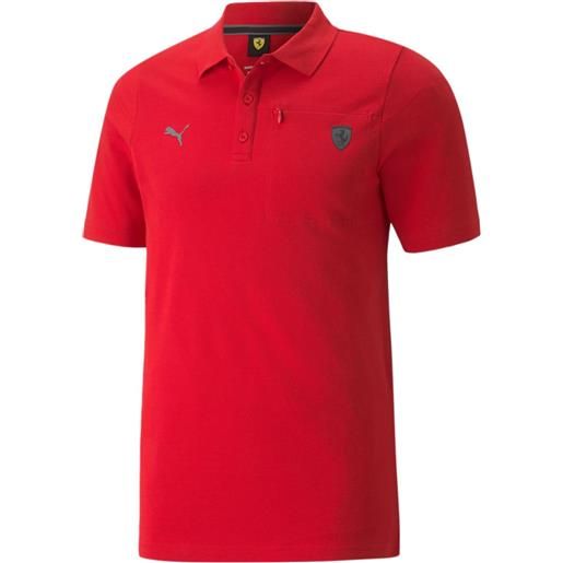 Puma polo da tennis da uomo Puma ferrari style polo - rosso corsa