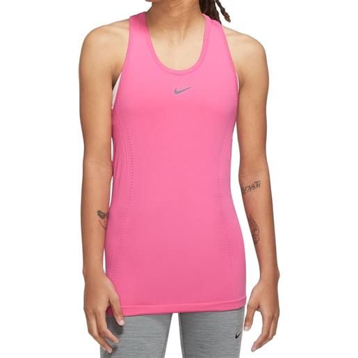 Nike top da tennis da donna Nike dri-fit adv aura - pinksicle/reflective silver