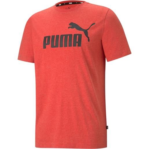 Puma t-shirt da uomo Puma ess heather tee - high risk red