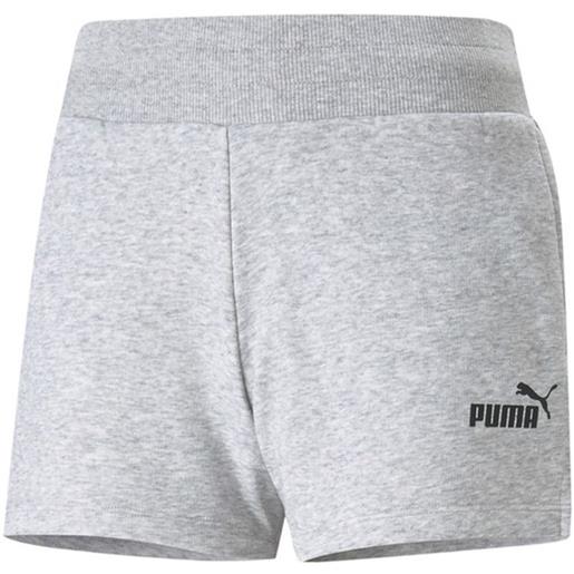 Puma pantaloncini da tennis da donna Puma ess 4" sweat shorts tr - light grey heather