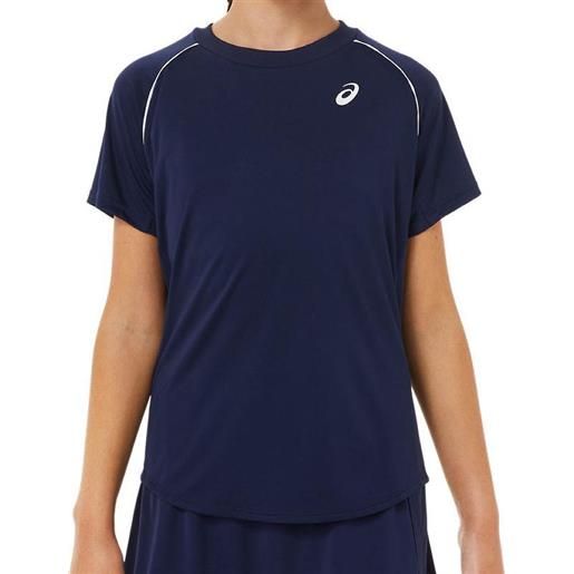 Asics maglietta per ragazze Asics tennis short sleeve top - peacoat